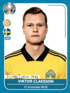 2020 Panini UEFA Euro 2020 International Stickers Preview #SWE17 Viktor Claesson Front