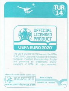 2020 Panini UEFA Euro 2020 International Stickers Preview #TUR14 Ozan Kabak Back