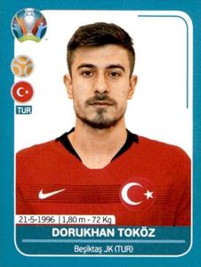2020 Panini UEFA Euro 2020 International Stickers Preview #TUR25 Dorukhan Tokoz Front