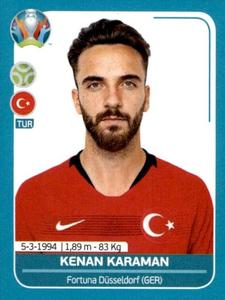 2020 Panini UEFA Euro 2020 International Stickers Preview #TUR28 Kenan Karaman Front