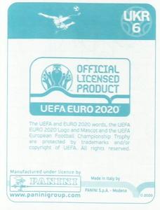 2020 Panini UEFA Euro 2020 International Stickers Preview #UKR6 Andriy Pyatov Back
