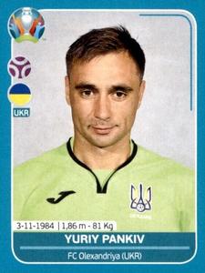 2020 Panini UEFA Euro 2020 International Stickers Preview #UKR8 Yuriy Pankiv Front