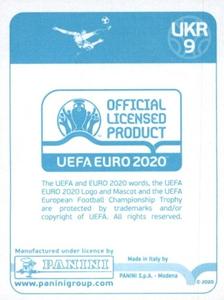 2020 Panini UEFA Euro 2020 International Stickers Preview #UKR9 Oleksandr Karavayev Back