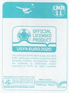 2020 Panini UEFA Euro 2020 International Stickers Preview #UKR11 Serhiy Kryvtsov Back