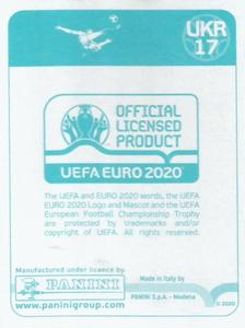 2020 Panini UEFA Euro 2020 International Stickers Preview #UKR17 Taras Stepanenko Back