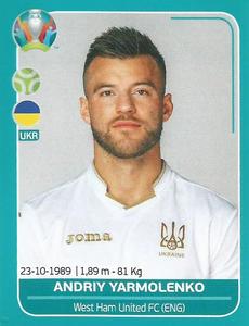 2020 Panini UEFA Euro 2020 International Stickers Preview #UKR26 Andriy Yarmolenko Front