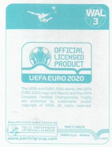 2020 Panini UEFA Euro 2020 International Stickers Preview #WAL3 Wales Back