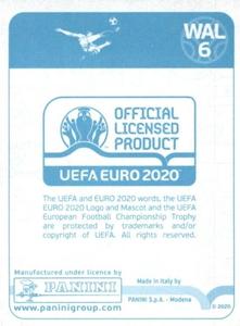 2020 Panini UEFA Euro 2020 International Stickers Preview #WAL6 Gareth Bale Back