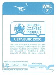 2020 Panini UEFA Euro 2020 International Stickers Preview #WAL7 Wayne Hennessey Back