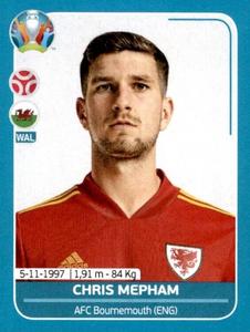 2020 Panini UEFA Euro 2020 International Stickers Preview #WAL15 Chris Mepham Front