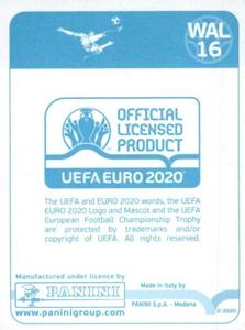 2020 Panini UEFA Euro 2020 International Stickers Preview #WAL16 Joe Rodon Back