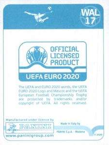 2020 Panini UEFA Euro 2020 International Stickers Preview #WAL17 Ethan Ampadu Back