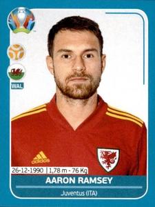 2020 Panini UEFA Euro 2020 International Stickers Preview #WAL18 Aaron Ramsey Front