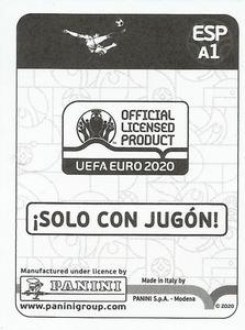 2020 Panini UEFA Euro 2020 International Stickers Preview - Spain Euro Extra #ESP-A1 Diego Llorente Back