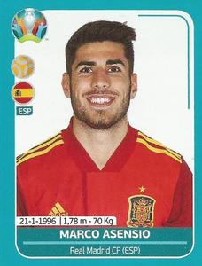 2020 Panini UEFA Euro 2020 International Stickers Preview - Spain Euro Extra #ESP-A5 Marco Asensio Front