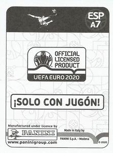 2020 Panini UEFA Euro 2020 International Stickers Preview - Spain Euro Extra #ESP-A7 Isco Back