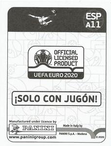 2020 Panini UEFA Euro 2020 International Stickers Preview - Spain Euro Extra #ESP-A11 Iago Aspas Back