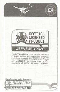 2020 Panini UEFA Euro 2020 International Stickers Preview - Coca Cola (Switzerland) #C4 Xherdan Shaqiri Back