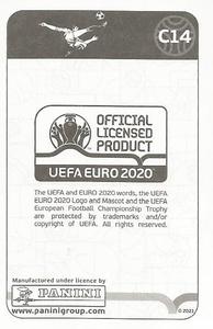 2020 Panini UEFA Euro 2020 International Stickers Preview - Coca Cola (Switzerland) #C14 David Alaba Back