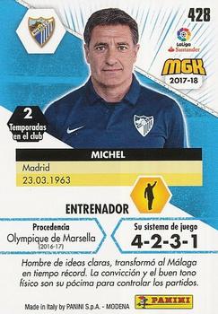 2017-18 Panini Megacracks LaLiga #428 Michel Back