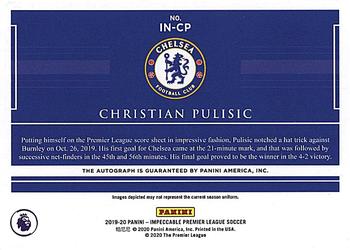 2019-20 Panini Impeccable Premier League - Indelible Ink #IN-CP Christian Pulisic Back