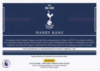 2019-20 Panini Impeccable Premier League - Indelible Ink Gold #IN-HK Harry Kane Back