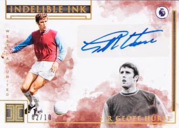 2019-20 Panini Impeccable Premier League - Indelible Ink Gold #IN-GHU Sir Geoff Hurst Front
