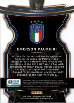 2020 Panini Select UEFA Euro #2 Emerson Palmieri Back