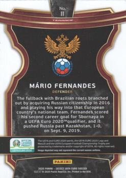 2020 Panini Select UEFA Euro #11 Mario Fernandes Back