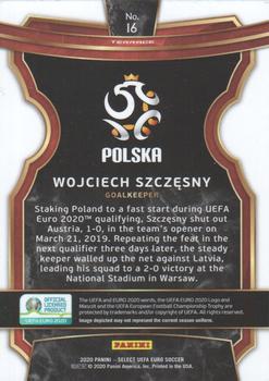 2020 Panini Select UEFA Euro #16 Wojciech Szczesny Back