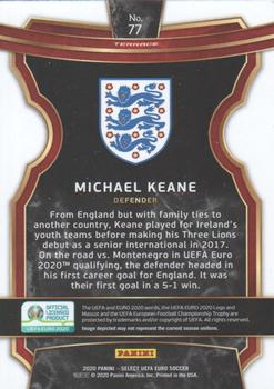 2020 Panini Select UEFA Euro #77 Michael Keane Back