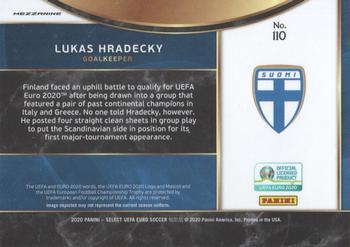 2020 Panini Select UEFA Euro #110 Lukas Hradecky Back
