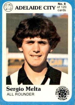 1978 Scanlens Philips Soccer League Australia #8 Sergio Melta Front