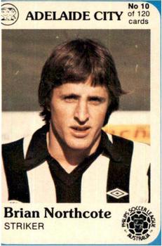 1978 Scanlens Philips Soccer League Australia #10 Brian Northcote Front
