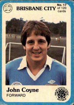 1978 Scanlens Philips Soccer League Australia #17 John Coyne Front