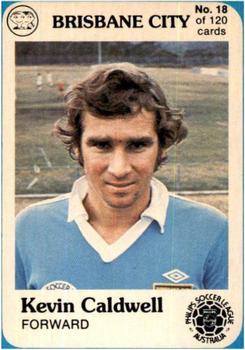 1978 Scanlens Philips Soccer League Australia #18 Kevin Caldwell Front