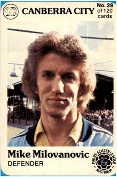 1978 Scanlens Philips Soccer League Australia #29 Mike Milovanovic Front