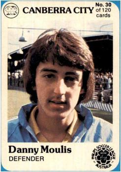 1978 Scanlens Philips Soccer League Australia #30 Danny Moulis Front