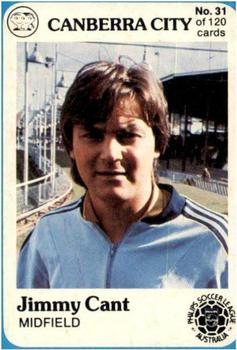 1978 Scanlens Philips Soccer League Australia #31 Jimmy Cant Front