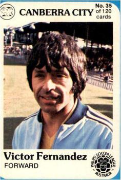 1978 Scanlens Philips Soccer League Australia #35 Victor Fernandez Front