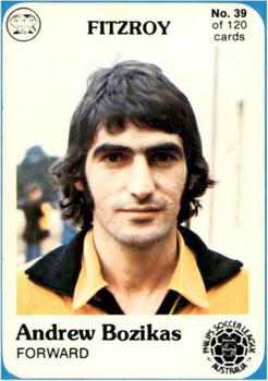 1978 Scanlens Philips Soccer League Australia #39 Andrew Bozikas Front