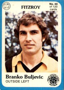 1978 Scanlens Philips Soccer League Australia #40 Branko Buljevic Front