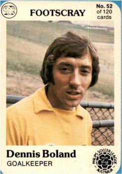 1978 Scanlens Philips Soccer League Australia #52 Dennis Boland Front