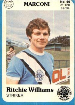 1978 Scanlens Philips Soccer League Australia #69 Ritchie Williams Front