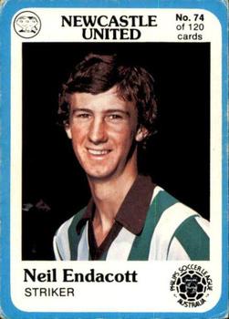 1978 Scanlens Philips Soccer League Australia #74 Neil Endacott Front
