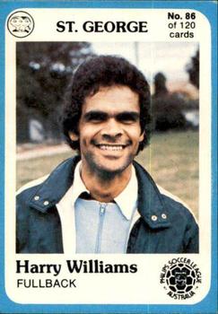 1978 Scanlens Philips Soccer League Australia #86 Harry Williams Front