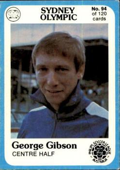 1978 Scanlens Philips Soccer League Australia #94 George Gibson Front