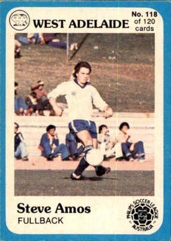1978 Scanlens Philips Soccer League Australia #118 Steve Amos Front