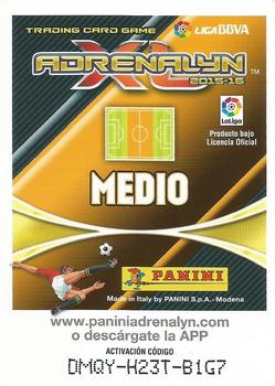 2015-16 Panini Adrenalyn XL Liga BBVA #106bis Alex Bergantinos Back