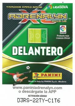 2015-16 Panini Adrenalyn XL Liga BBVA #299 Fernando Llorente Back